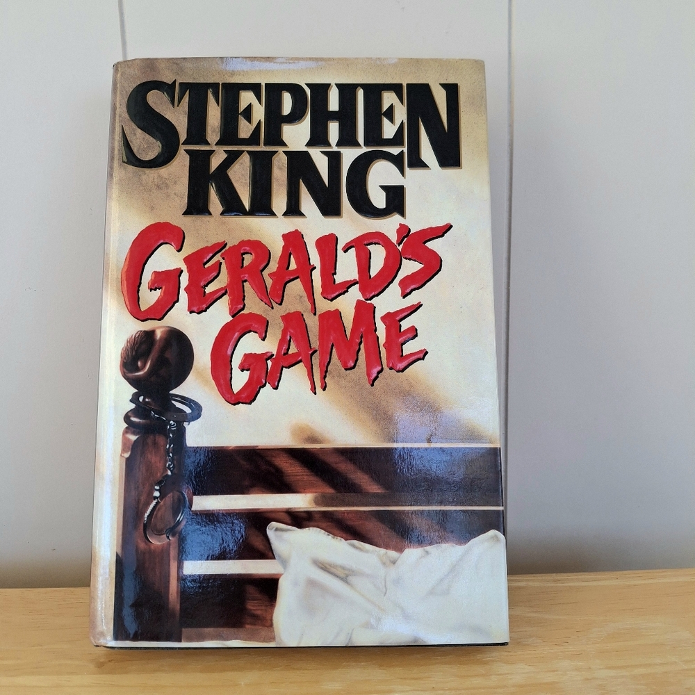 Stephen King Gerald's Game Hardcover Vintage Novel 1992 First Edition